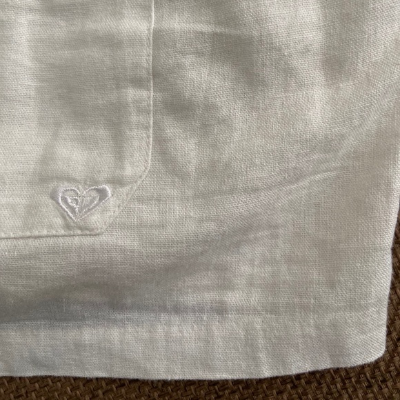 🐚 Roxy Rope + Linen Drawstring Shorts w Pockets - Picture 7 of 7